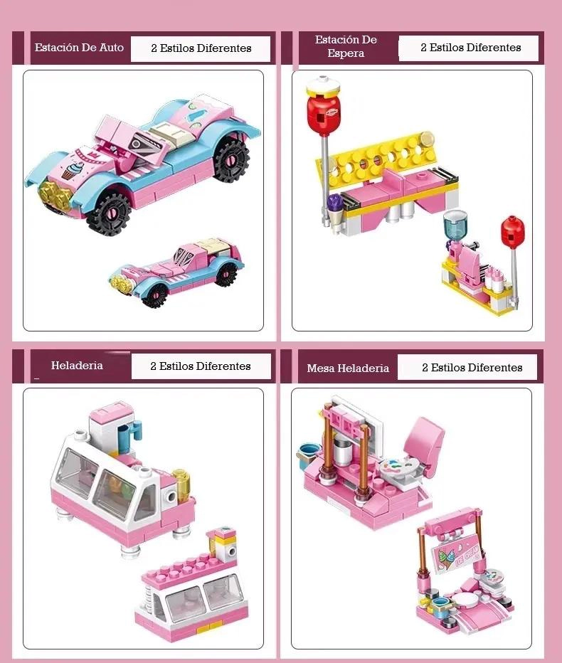 MINI BLOQUES DE CONSTRUCCION CAMION DE JUGO DIDACTICO - 5