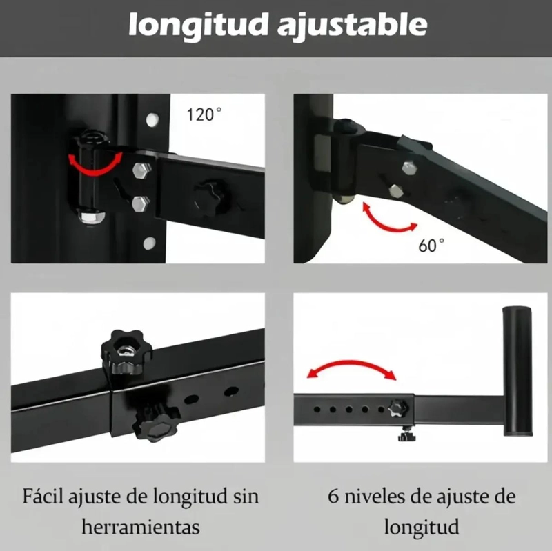 SOPORTE DE PARED PARA BAFLES Y BOCINAS DE ALTA CAPACIDAD - 3