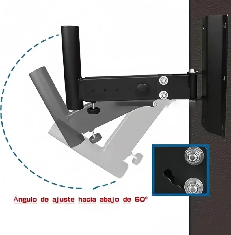 SOPORTE DE PARED PARA BAFLES Y BOCINAS DE ALTA CAPACIDAD - 4
