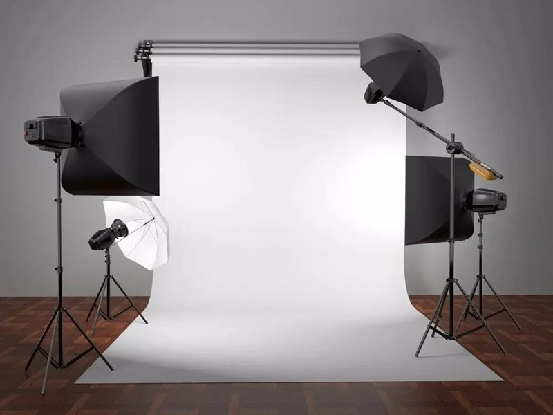 SOPORTE AJUSTABLE PARA TELON FOTOGRAFICO CHROMA KEY - 2