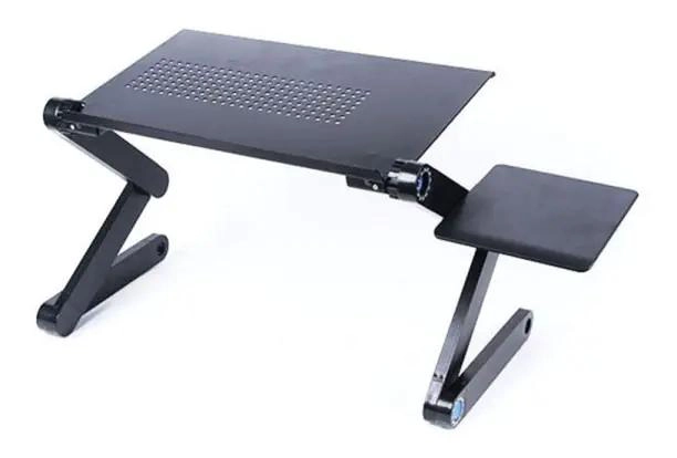 MESA PORTATIL PLEGABLE PARA LAPTOP CON VENTILADOR USB - 2