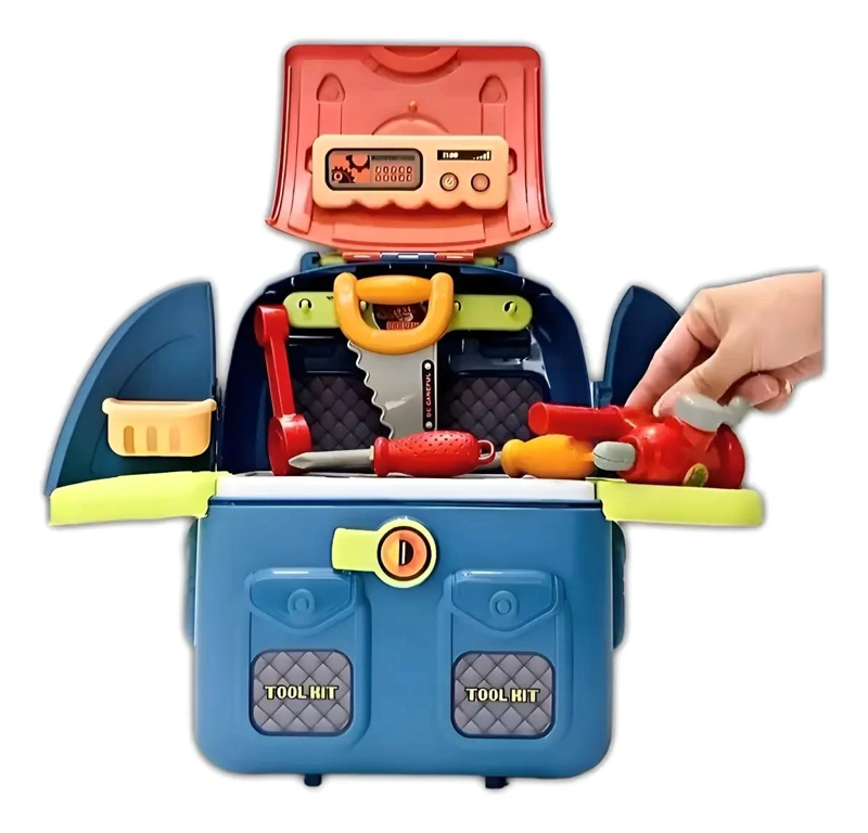 MOCHILA DIDACTICA 4 EN 1 PARA NIÑOS CON ACCESORIOS - 2
