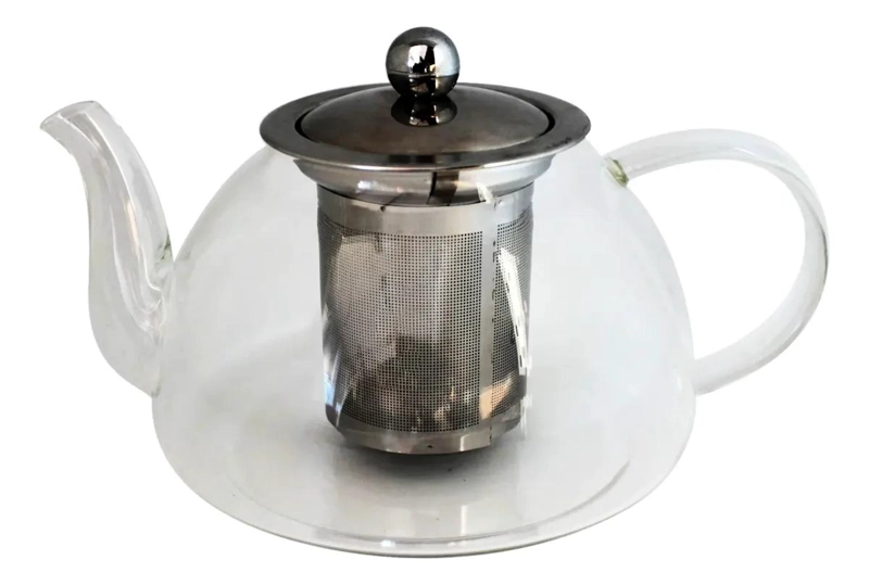 TETERA DE VIDRIO 1 LITRO CON DISEÑO FUNCIONAL Y SEGURO - 1