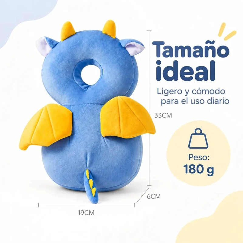ALMOHADILLA PROTECTORA INFANTIL DISEÑO ANIMAL ACOLCHADA - 2