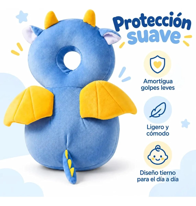 ALMOHADILLA PROTECTORA INFANTIL DISEÑO ANIMAL ACOLCHADA - 3