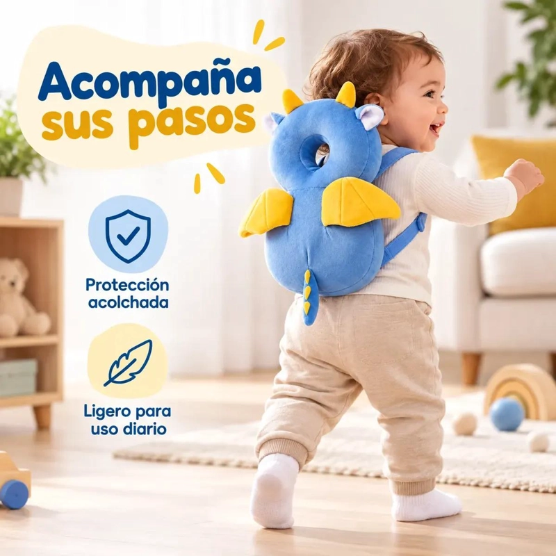 ALMOHADILLA PROTECTORA INFANTIL DISEÑO ANIMAL ACOLCHADA - 4