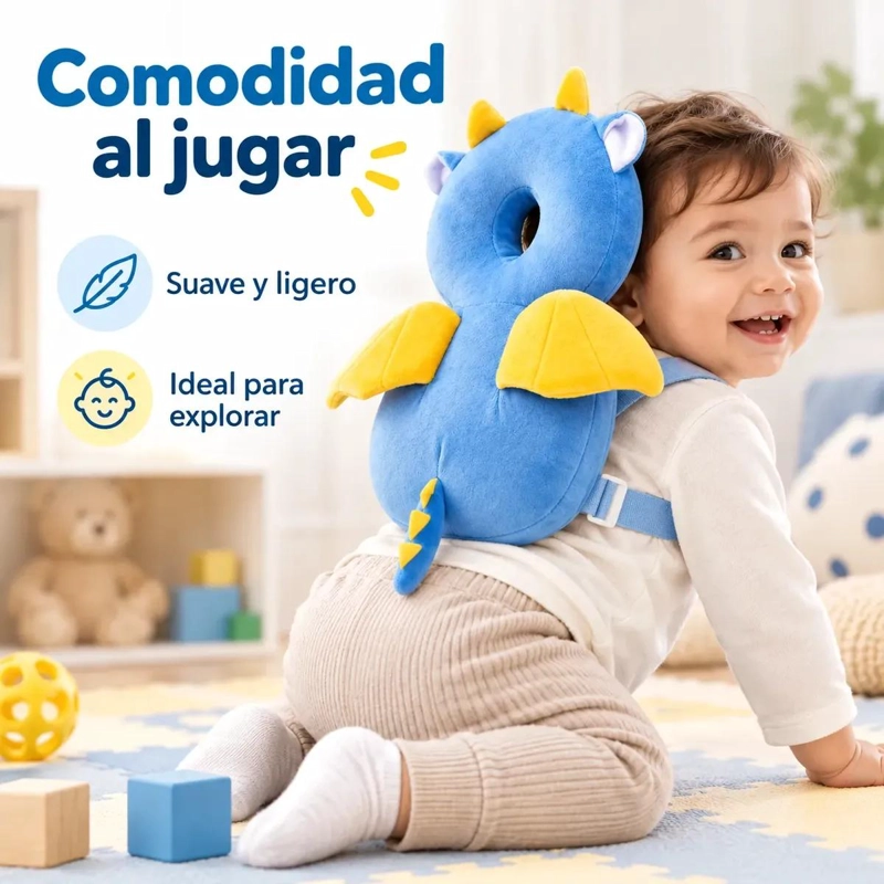 ALMOHADILLA PROTECTORA INFANTIL DISEÑO ANIMAL ACOLCHADA - 6