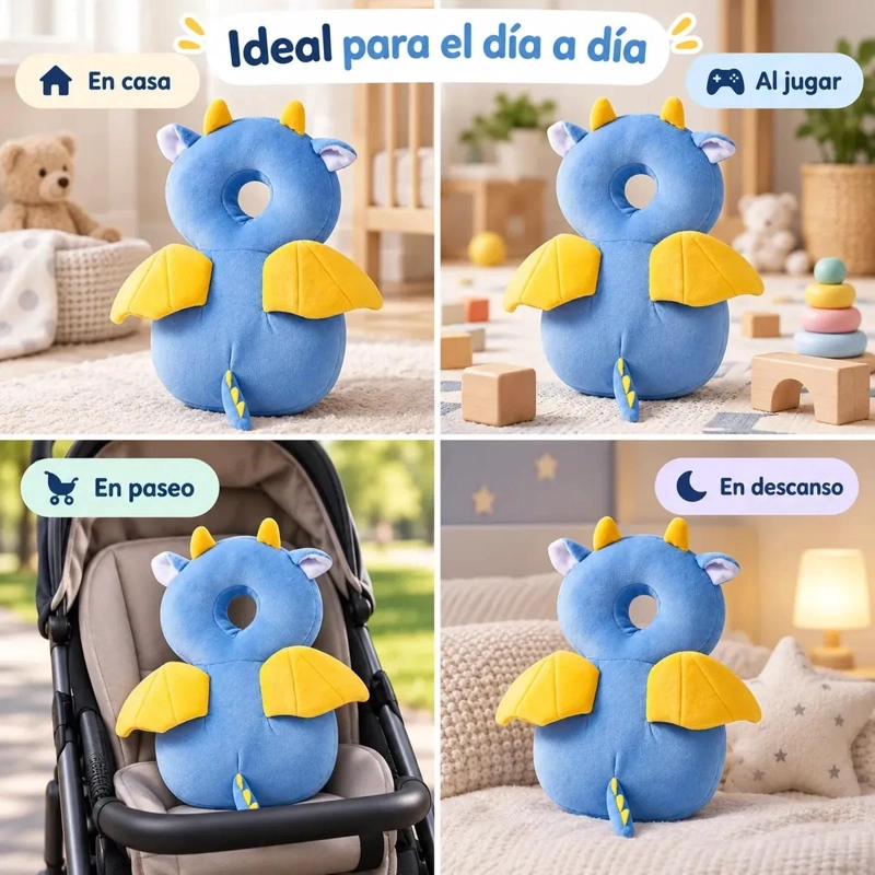 ALMOHADILLA PROTECTORA INFANTIL DISEÑO ANIMAL ACOLCHADA - 8