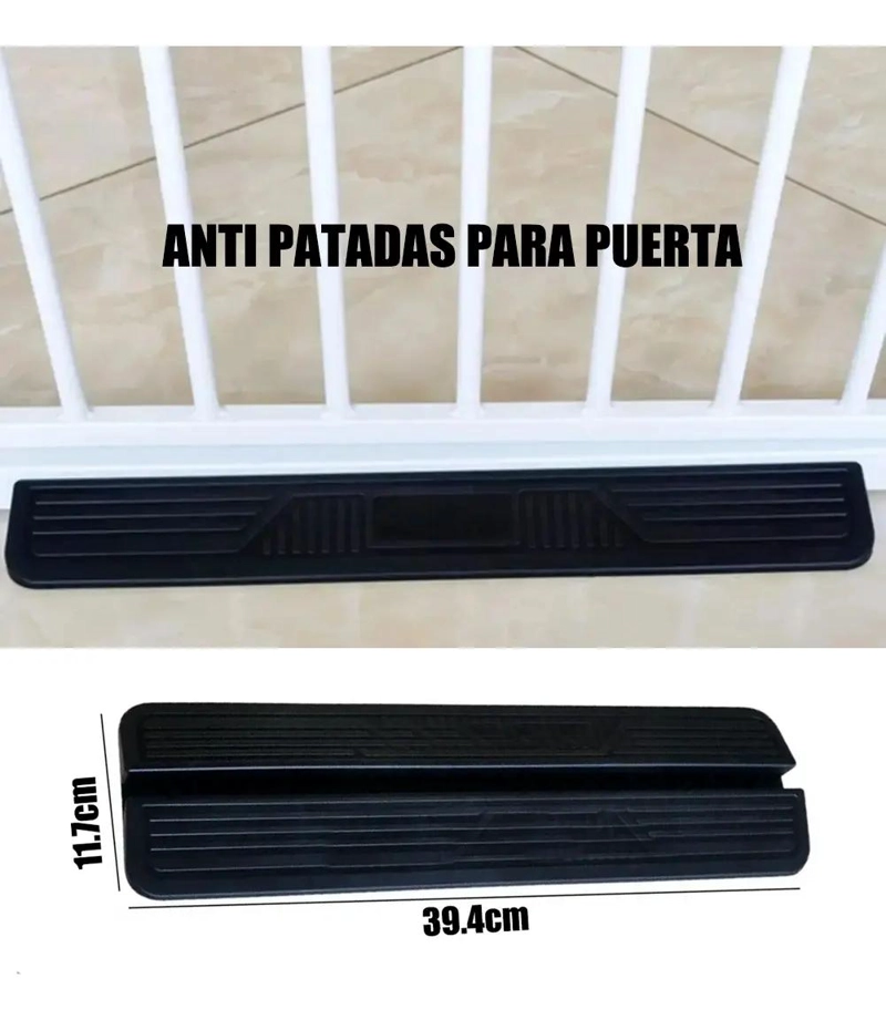 REJA DE SEGURIDAD AJUSTABLE PARA BEBE S Y MASCOTAS EN ACERO INOXIDABLE - 5