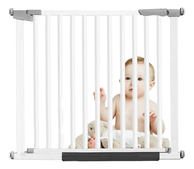 REJA DE SEGURIDAD AJUSTABLE PARA BEBE S Y MASCOTAS EN ESCALERAS - 1