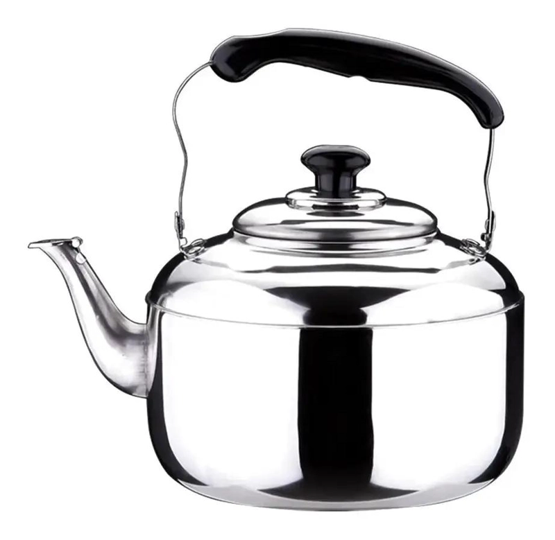 TETERA DE ACERO INOXIDABLE DE 4 LITROS CON SILBIDO - 2
