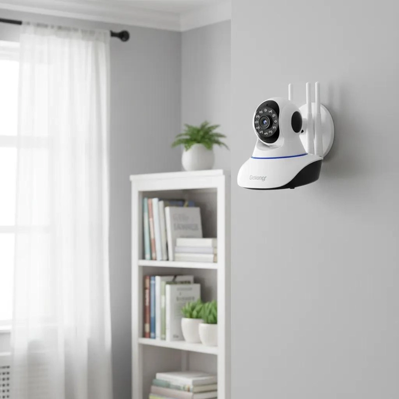 CAMARA DE SEGURIDAD IP 360 INFRARROJA CON SENSOR Y ANTENAS - 10