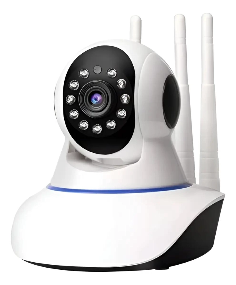CAMARA DE SEGURIDAD IP 360 INFRARROJA CON SENSOR Y ANTENAS - 2