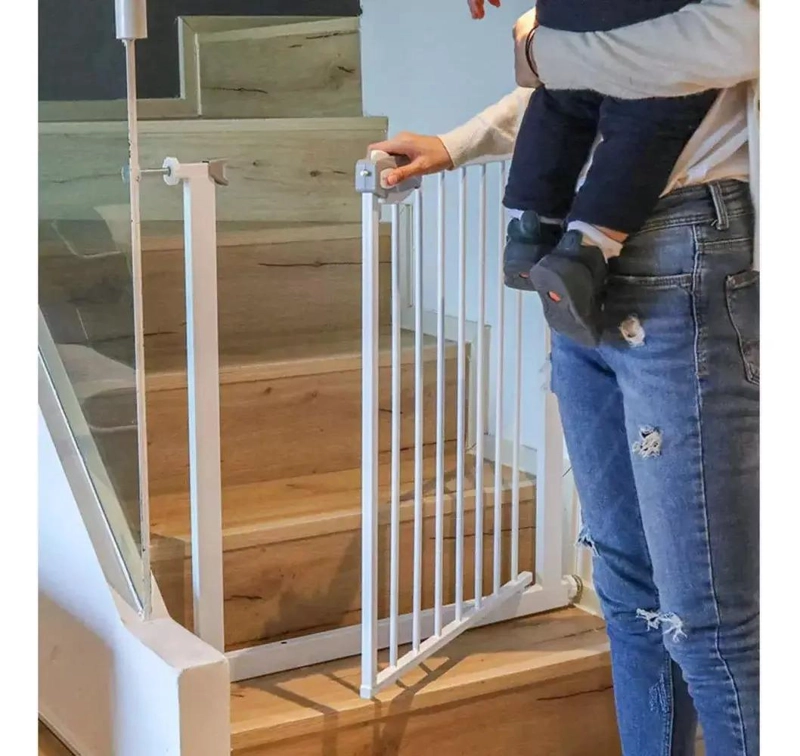BARANDA DE SEGURIDAD AJUSTABLE PARA NIÑOS Y MASCOTAS - 3