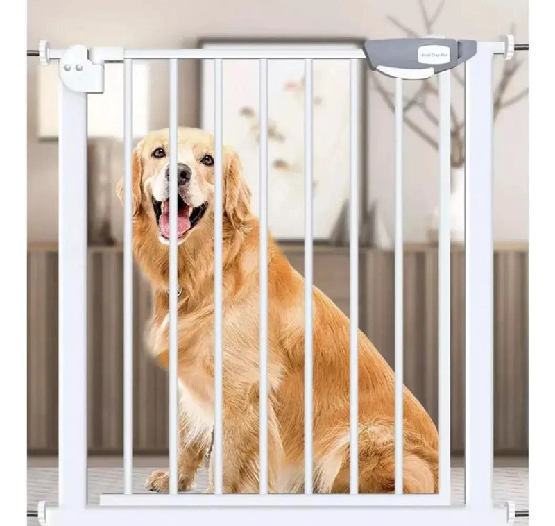 BARANDA DE SEGURIDAD AJUSTABLE PARA NIÑOS Y MASCOTAS - 4