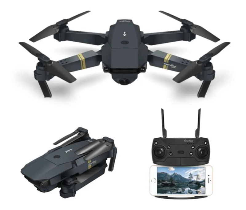 DRON E58 PRO CON CAMARA 4K Y CONTROL REMOTO - 1