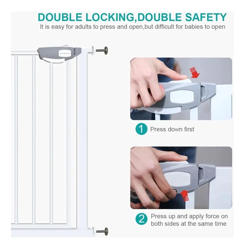 REJA DE SEGURIDAD AJUSTABLE PARA ESCALERAS Y MASCOTAS - 5