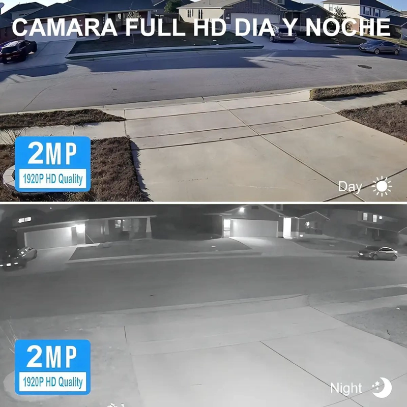 CAMARA DE SEGURIDAD INALAMBRICA PARA VIGILANCIA INTERIOR Y EXTERIOR - 5