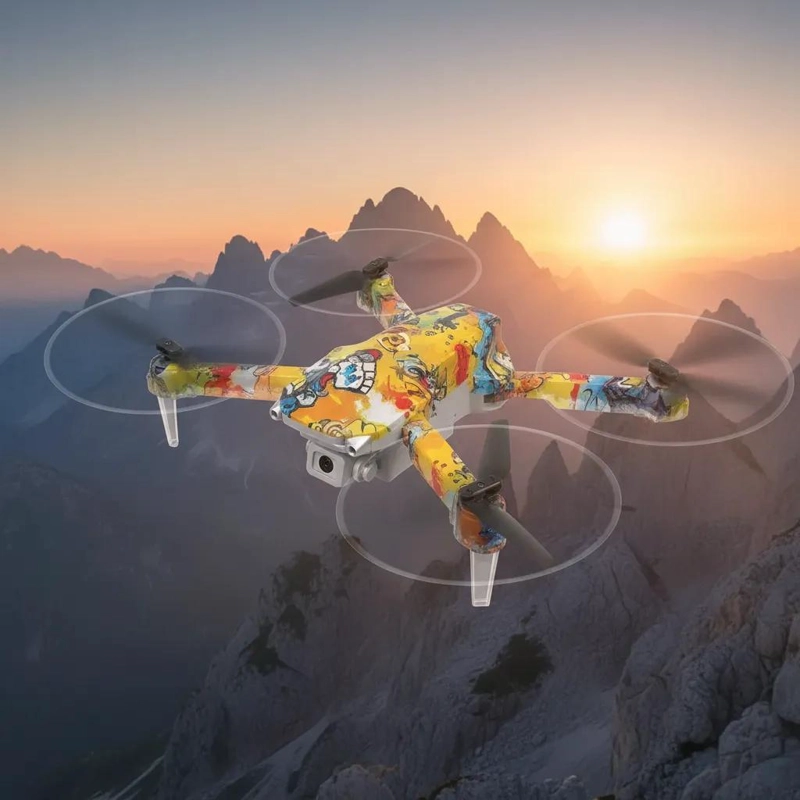 MINI DRONE 4K CON CAMARA MULTICOLOR Y CONTROL REMOTO - 7