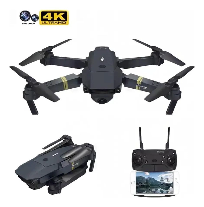 DRONE CON CAMARA 4K Y CONTROL REMOTO PARA VUELOS RECREATIVOS - 5