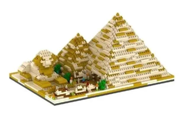 SET DE CONSTRUCCION 3D PIRAMIDES DE EGIPTO 1456 PIEZAS - 1