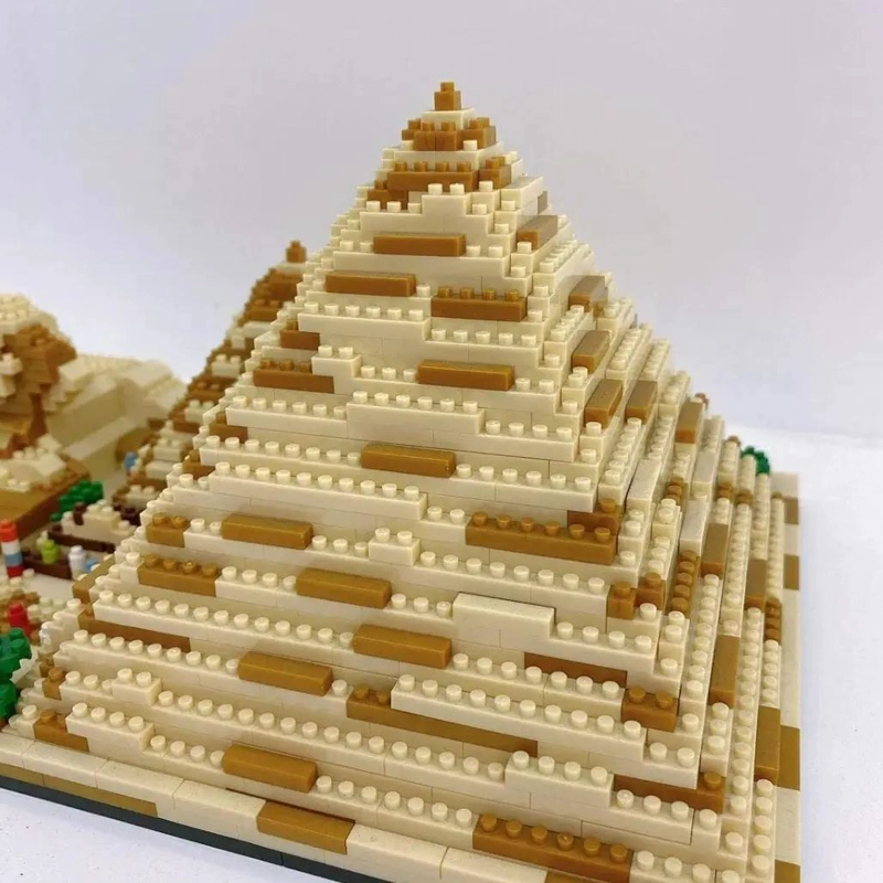 SET DE CONSTRUCCION 3D PIRAMIDES DE EGIPTO 1456 PIEZAS - 4