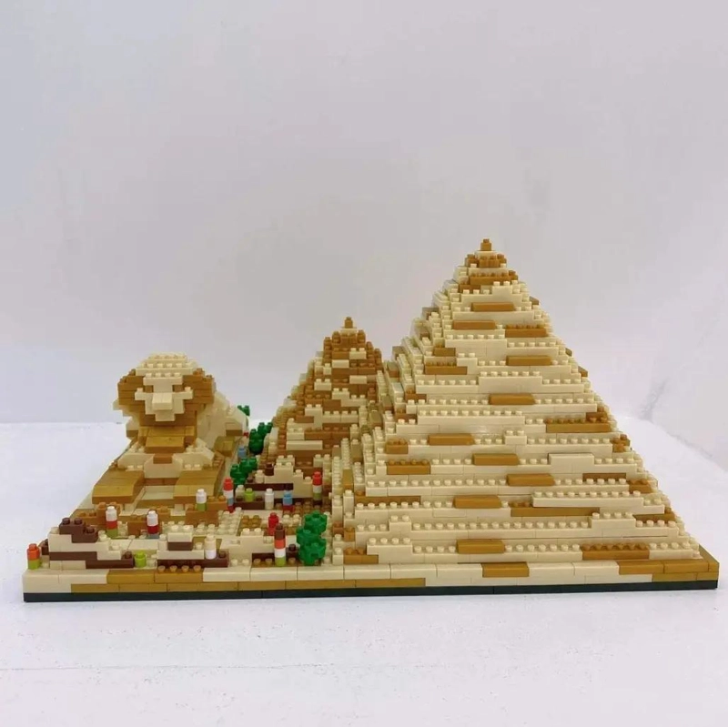 SET DE CONSTRUCCION 3D PIRAMIDES DE EGIPTO 1456 PIEZAS - 6