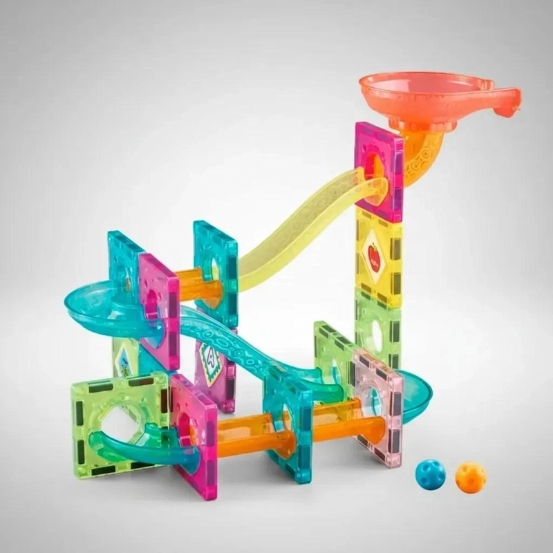 SET DE BLOQUES MAGNE TICOS MULTICOLOR DE 47 PIEZAS - 1