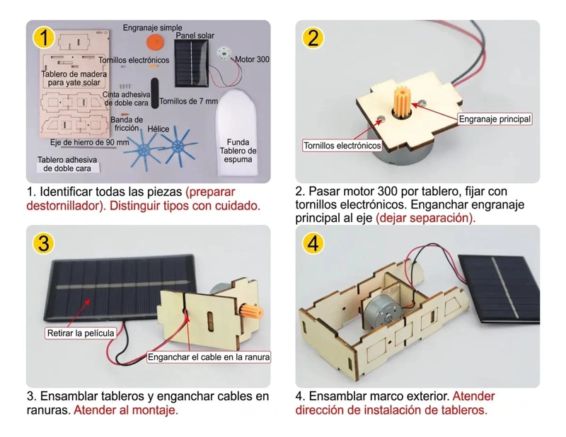 KIT DE YATE SOLAR PARA APRENDER FISICA Y ENERGIA - 2
