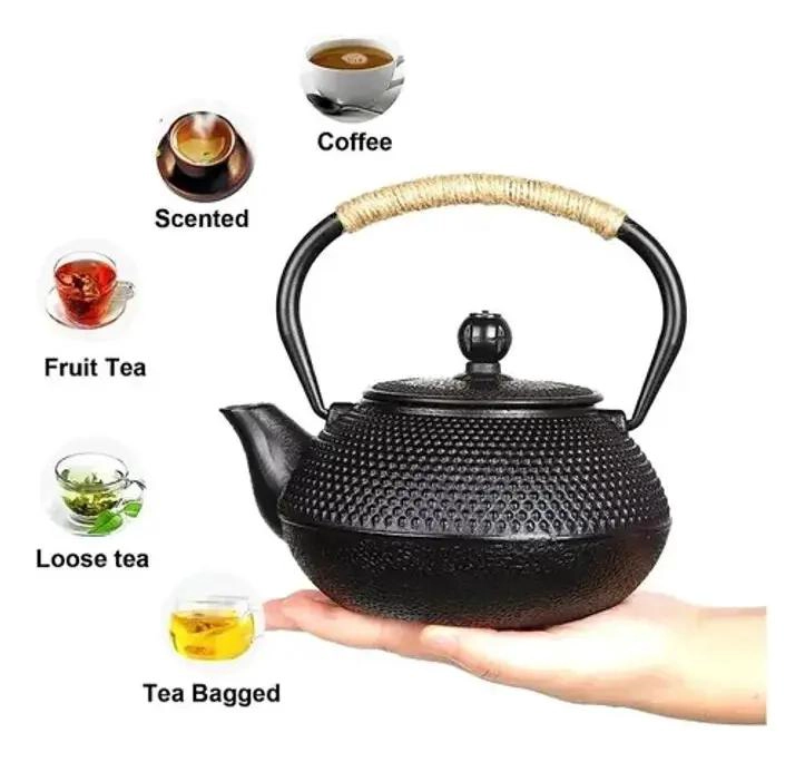 TETERA DE HIERRO FUNDIDO CON INFUSOR DE ACERO INOXIDABLE - 3