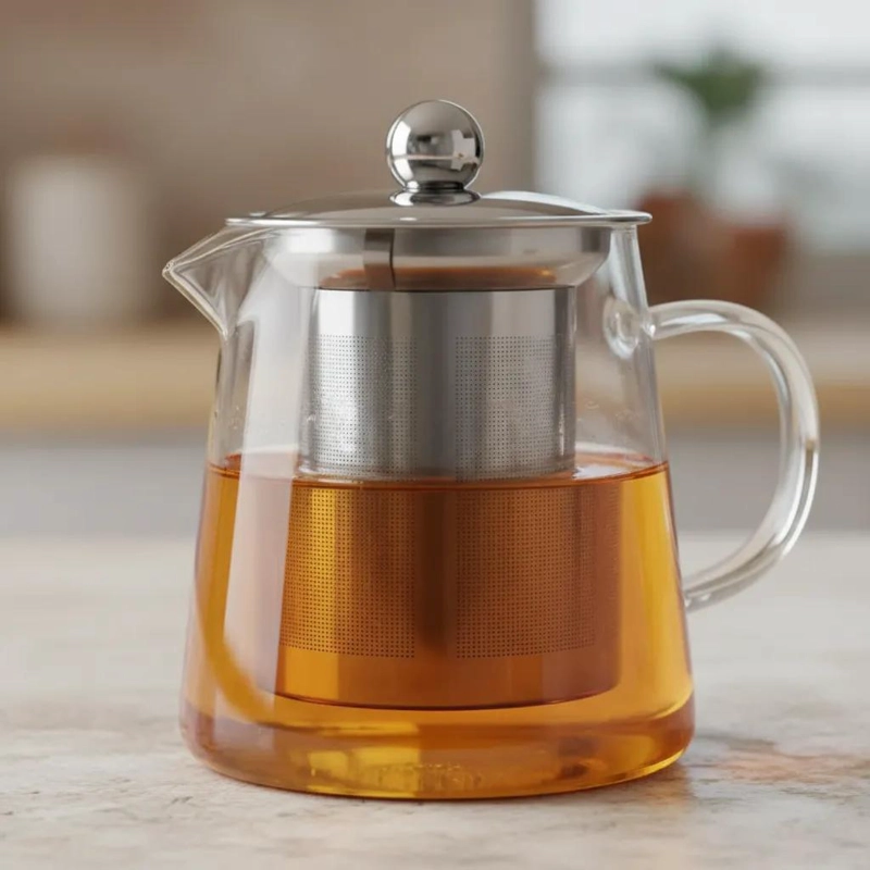 TETERA DE 750 ML CON DIFUSOR Y TAPA DE ACERO - 2
