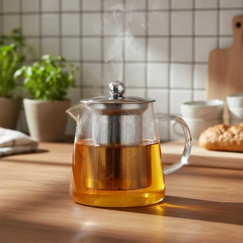 TETERA DE 750 ML CON DIFUSOR Y TAPA DE ACERO - 4