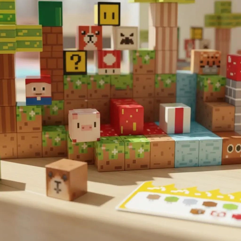 BLOQUES MAGNE TICOS DE CONSTRUCCION 84 PIEZAS PARA NIÑOS - 1