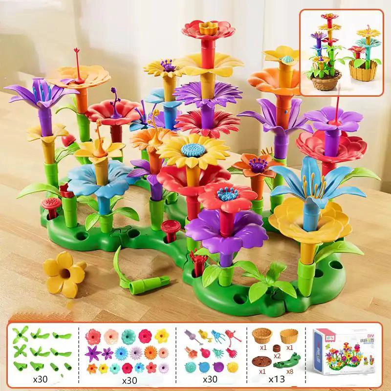 SET DE JUGUETES DE CONSTRUCCION DE JARDIN CON 103 PIEZAS - 3