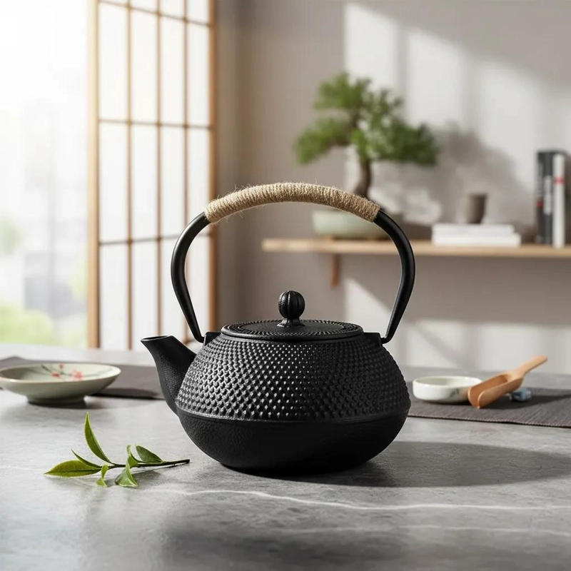 TETERA DE HIERRO FUNDIDO CON INFUSOR DE ACERO INOXIDABLE - 3
