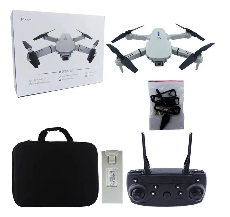 DRONE CON DOBLE CAMARA 4K Y CONEXION WIFI PARA SMARTPHONE - 4