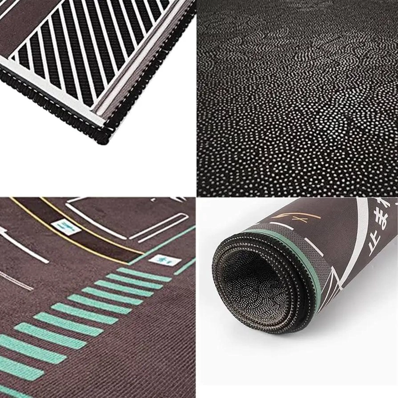 ALFOMBRA INFANTIL SENSORIAL PISTA DE AUTOS 118X81CM - 9