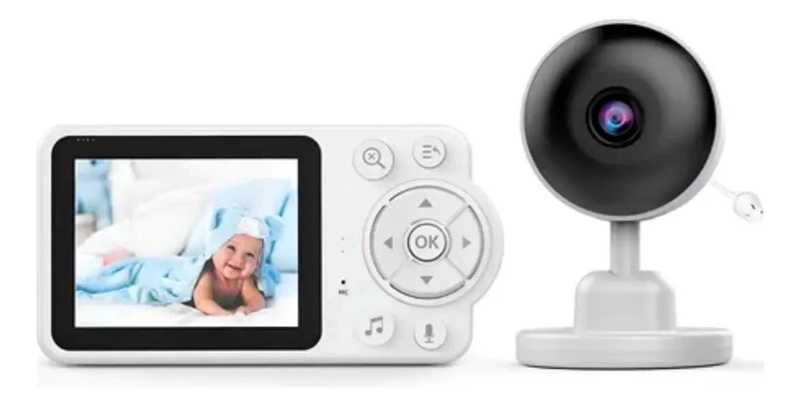 MONITOR DE BEBE  CON PANTALLA DE 2,8 PULGADAS Y VISION NOCTURNA - 1