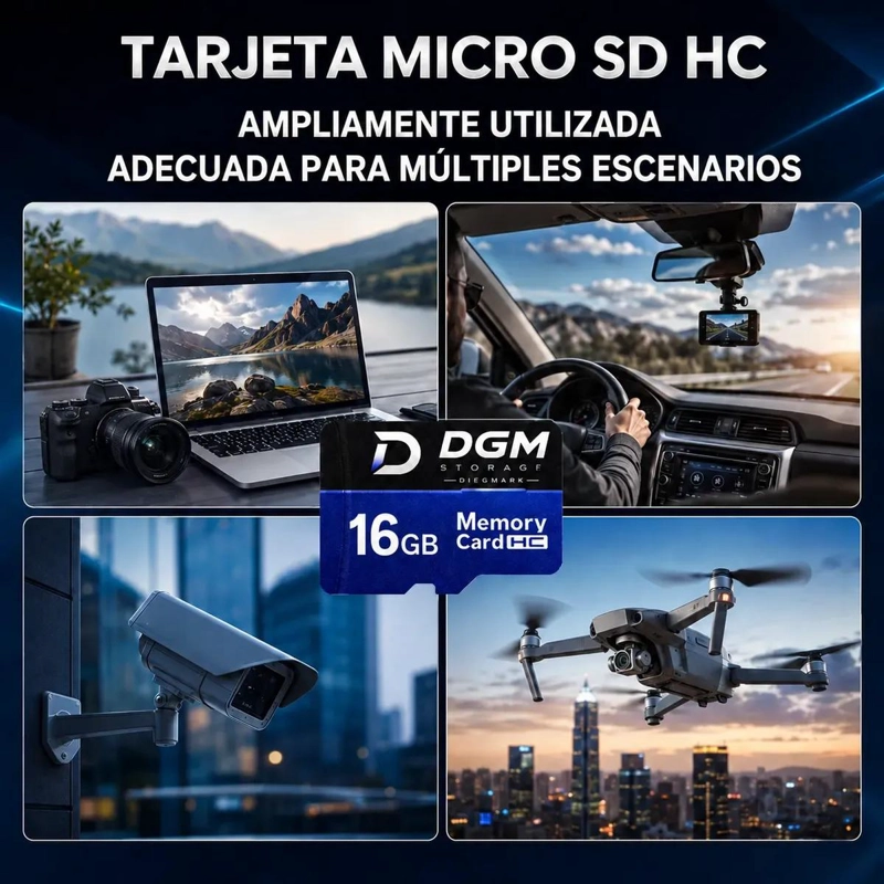 DRONE PLEGABLE CON CAMARA HD Y TARJETA MICROSD DE 16 GB - 4