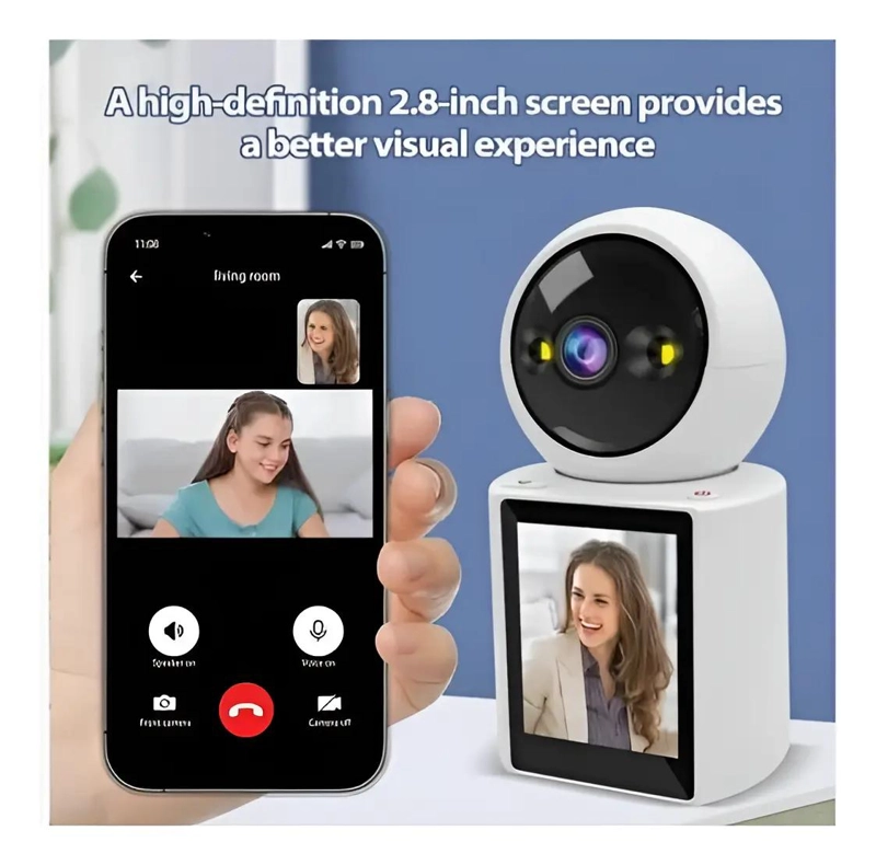 CAMARA DE SEGURIDAD WIFI CON VIDEOLLAMADA BIDIRECCIONAL 1080P - 2