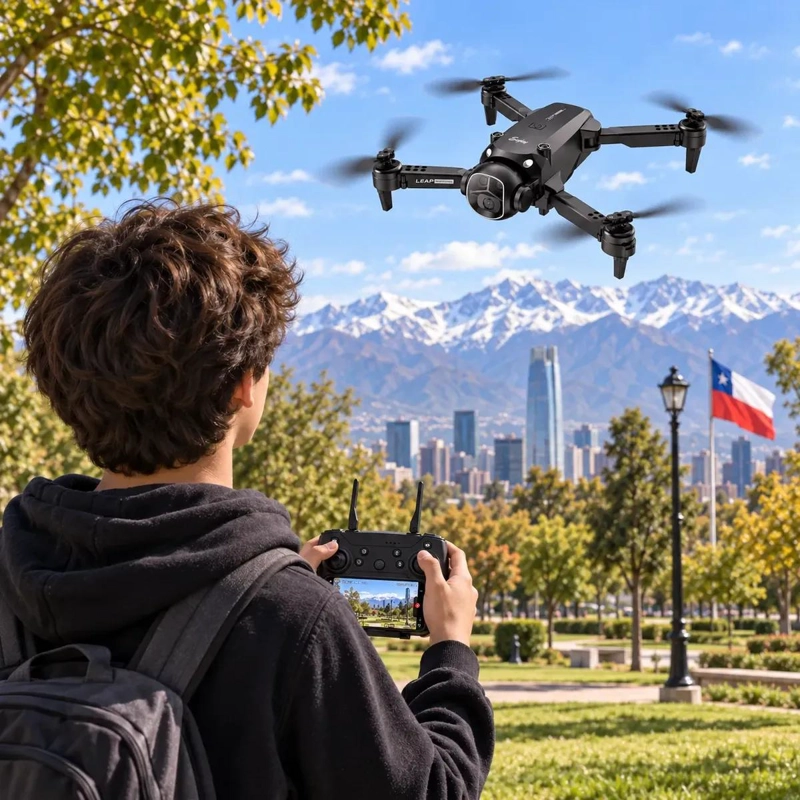 DRONE PLEGABLE CON CAMARA HD Y CONTROL REMOTO PARA VUELOS ESTABLES - 2