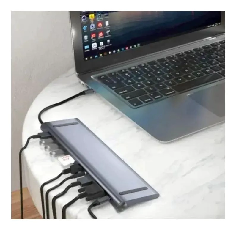 ADAPTADOR HUB MULTIFUNCIONAL 11 EN 1 USB TIPO C HDMI VGA - 3