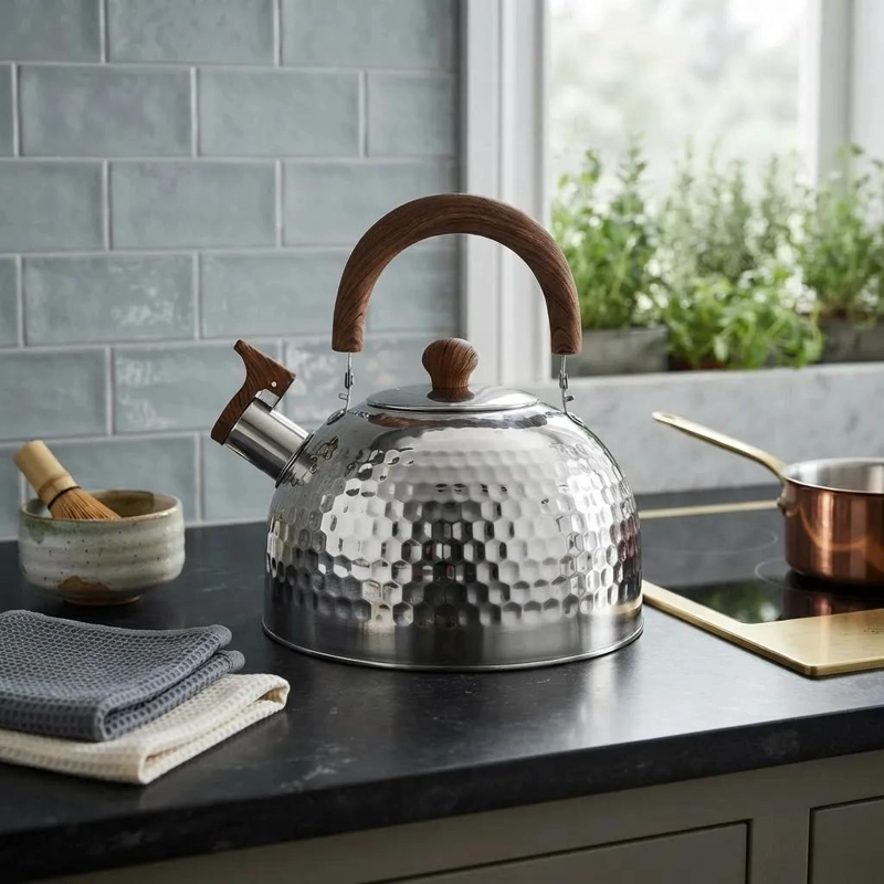 TETERA SILBANTE DE ACERO INOXIDABLE 2 LITROS PARA COCINA - 1