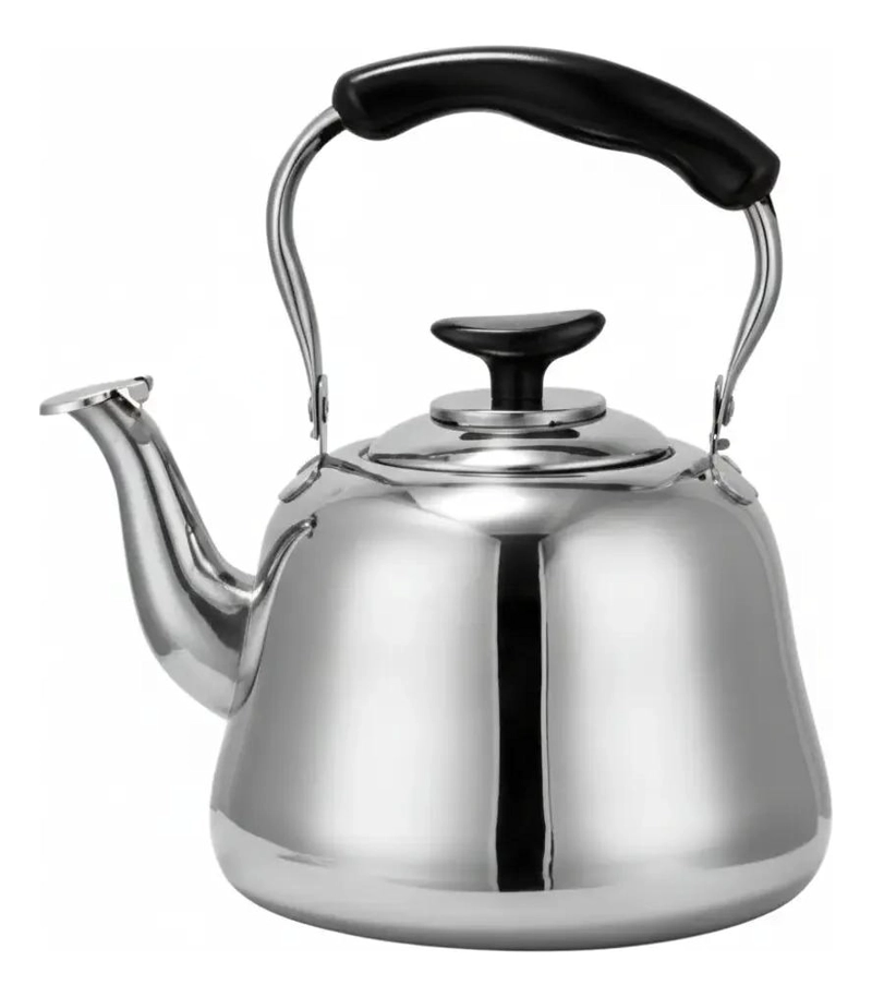 TETERA DE ACERO INOXIDABLE CUELLO DE CISNE 4 LITROS - 1