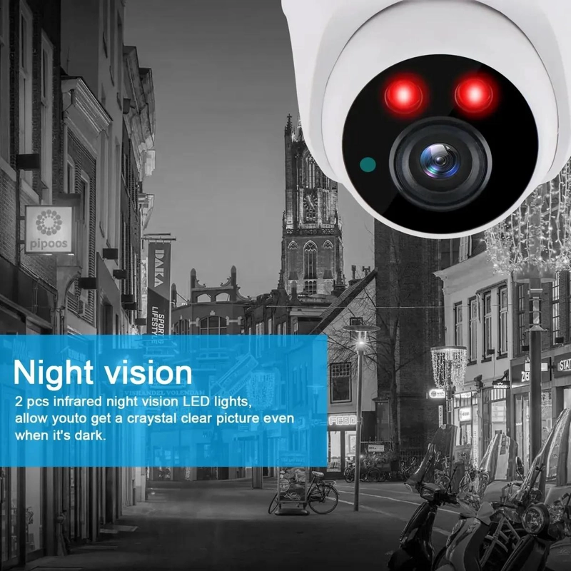 CAMARA DE SEGURIDAD INFRARROJA HD CON VISION NOCTURNA - 1