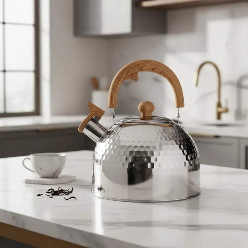 TETERA DE COCINA SILBADORA DE 4 LITROS PARA EXTERIOR - 2