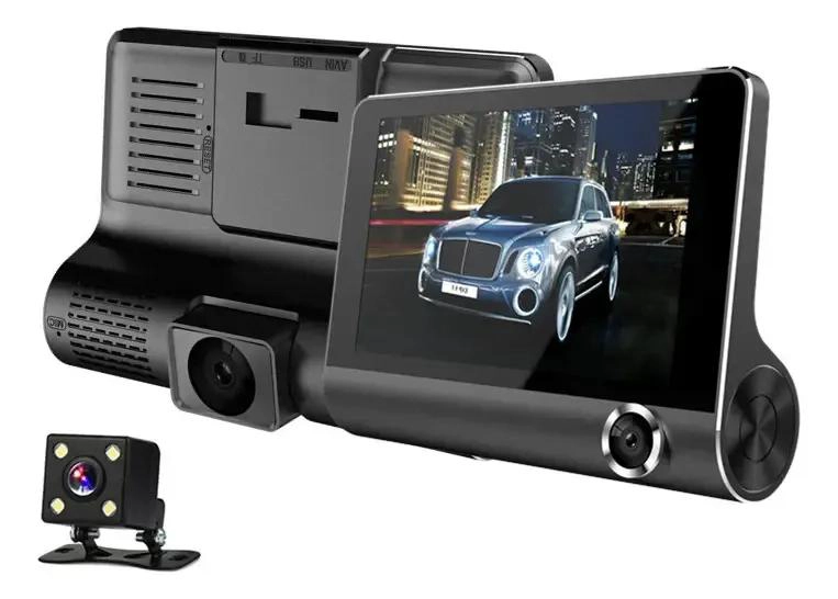 CAMARA DE AUTO 3 EN 1 CON GRABACION HD Y PANTALLA DE 4 PULGADAS - 10