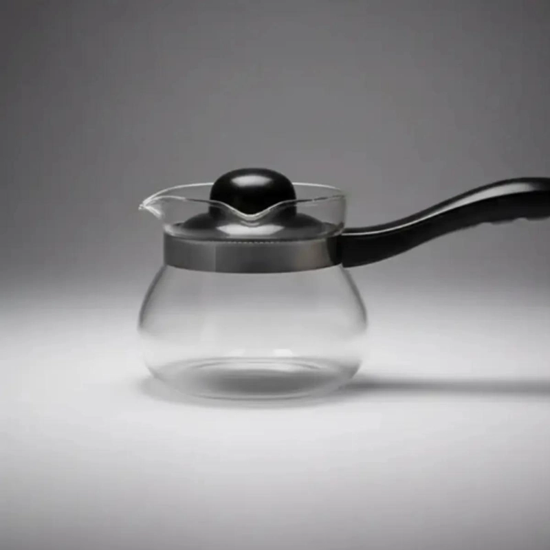 CAFETERA TETERA DE VIDRIO 800ML CON MANGO Y TAPA - 3