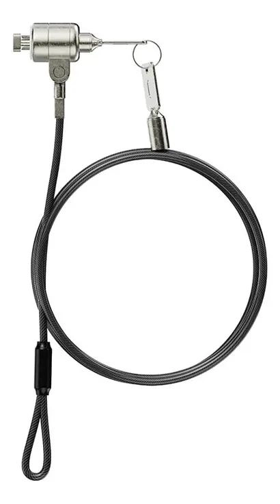 CANDADO DE SEGURIDAD PARA LAPTOP CON LLAVE Y CABLE DE ACERO - 1