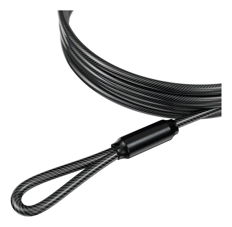 CANDADO DE SEGURIDAD PARA LAPTOP CON LLAVE Y CABLE DE ACERO - 5